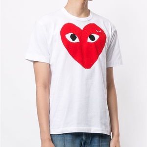 Comme Des Garçons Play logo print T-shirt